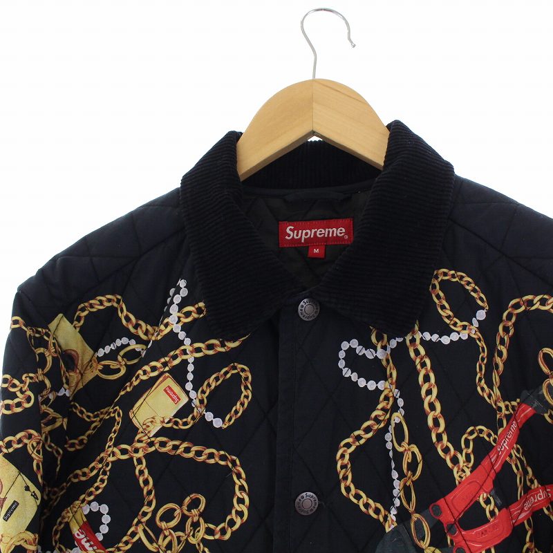 シュプリーム SUPREME 20FW CHAINS QUILTED JACKET キルティング 