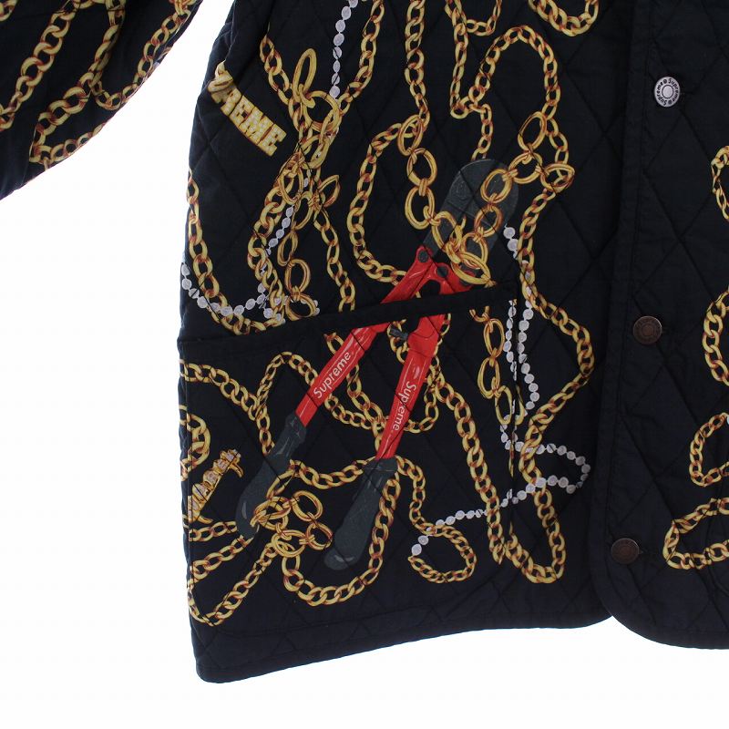シュプリーム SUPREME 20FW CHAINS QUILTED JACKET キルティング