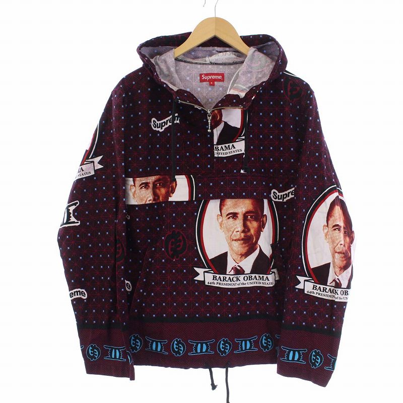 シュプリーム SUPREME 17SS OBAMA ANORAK オバマ アノラックパーカー 