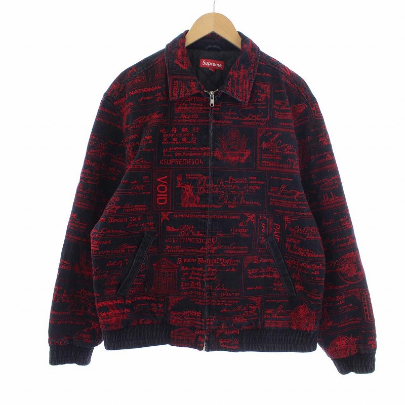 シュプリーム SUPREME 20SS Checks Embroidered Denim Jacket デニム  