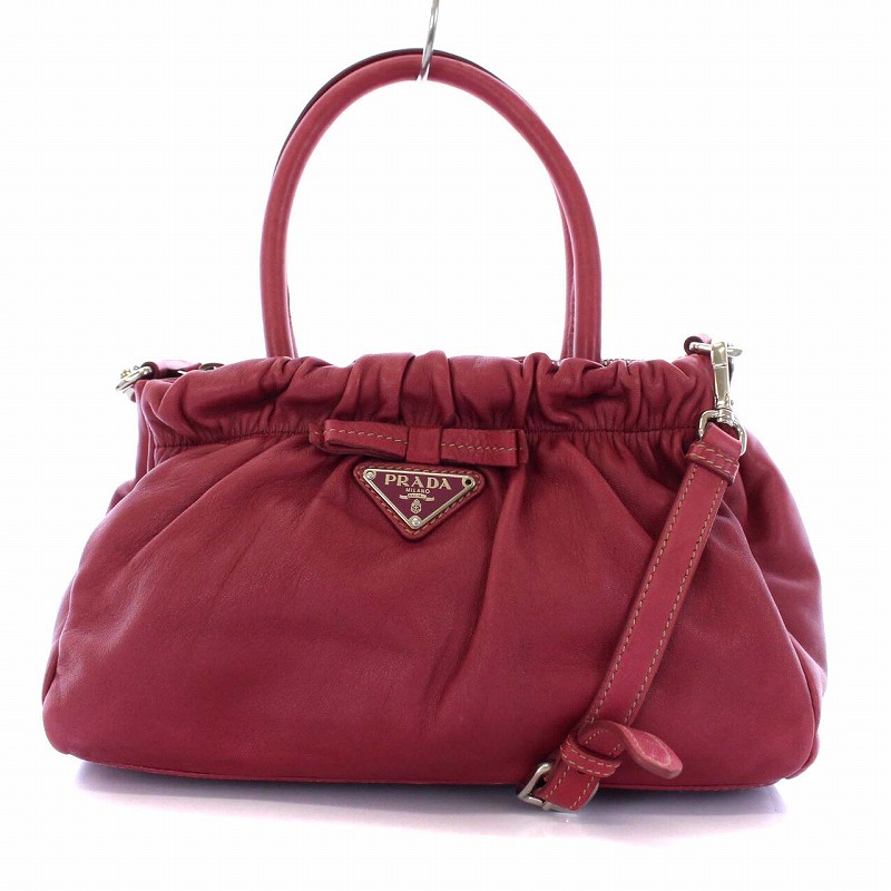 プラダ PRADA ハンドバッグ ショルダーバッグ 2WAY ナッパレザー  