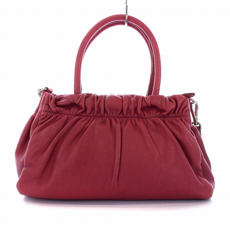 プラダ PRADA ハンドバッグ ショルダーバッグ 2WAY ナッパレザー 