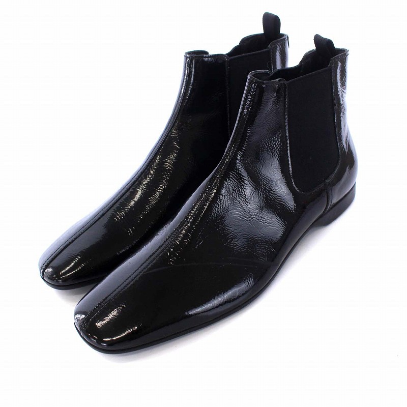 プラダスポーツ PRADA SPORT サイドゴア ショートブーツ スクエアトゥ 