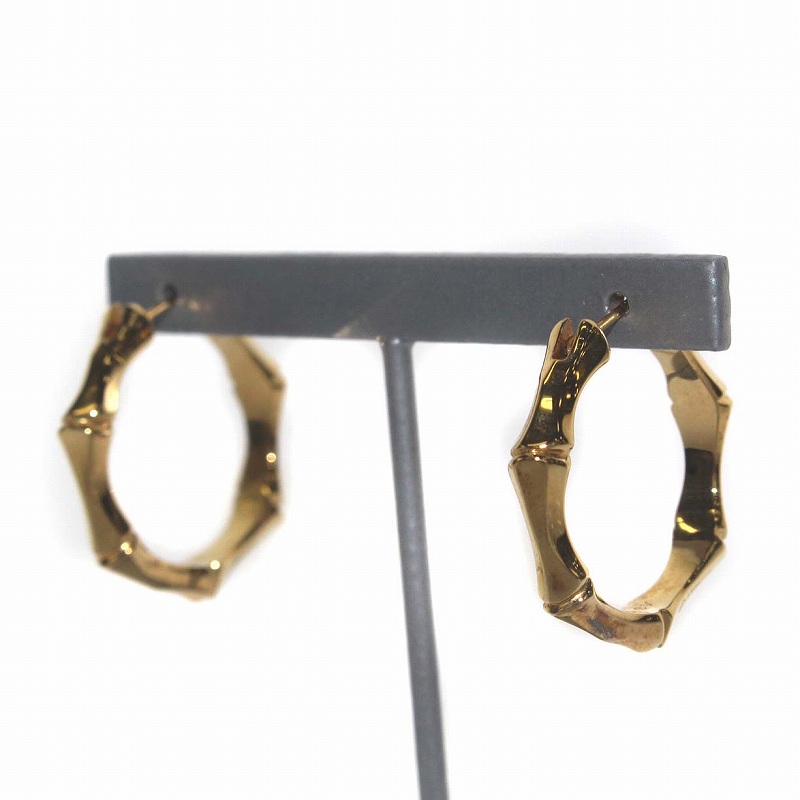 ガルニ Garni Crockery Bamboo Pierce ピアス Sv シルバー フープ ゴールド K メンズ レディース 081 ベクトルパーク