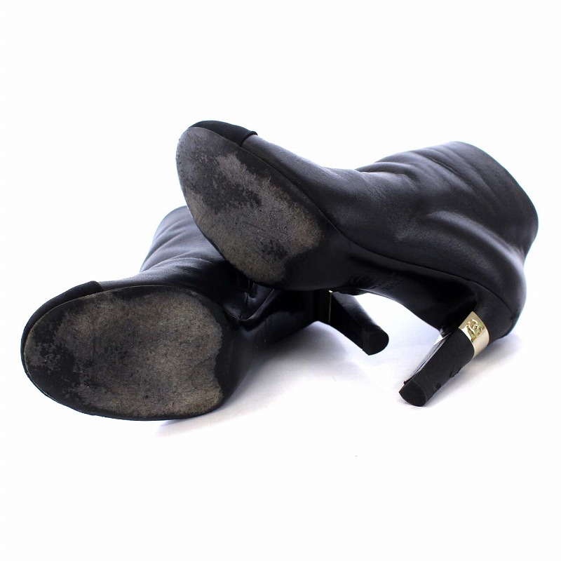 シャネル CHANEL ココマーク ブーティ ショートブーツ サイド