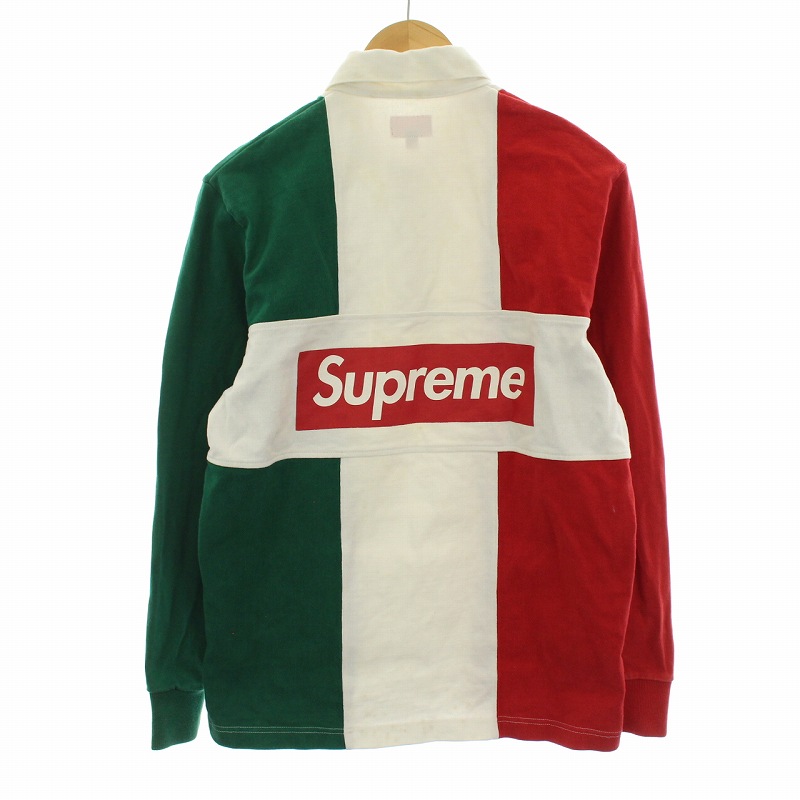 シュプリーム SUPREME 16AW SPRIT RUGBY ポロシャツ ラガーシャツ 長袖 