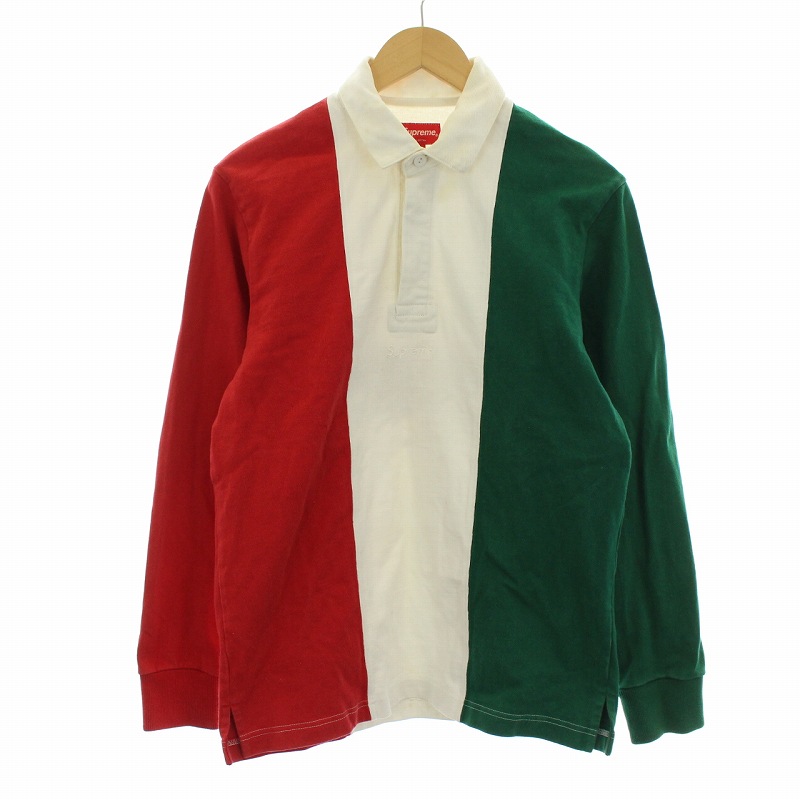 シュプリーム SUPREME 16AW SPRIT RUGBY ポロシャツ ラガーシャツ 長袖 
