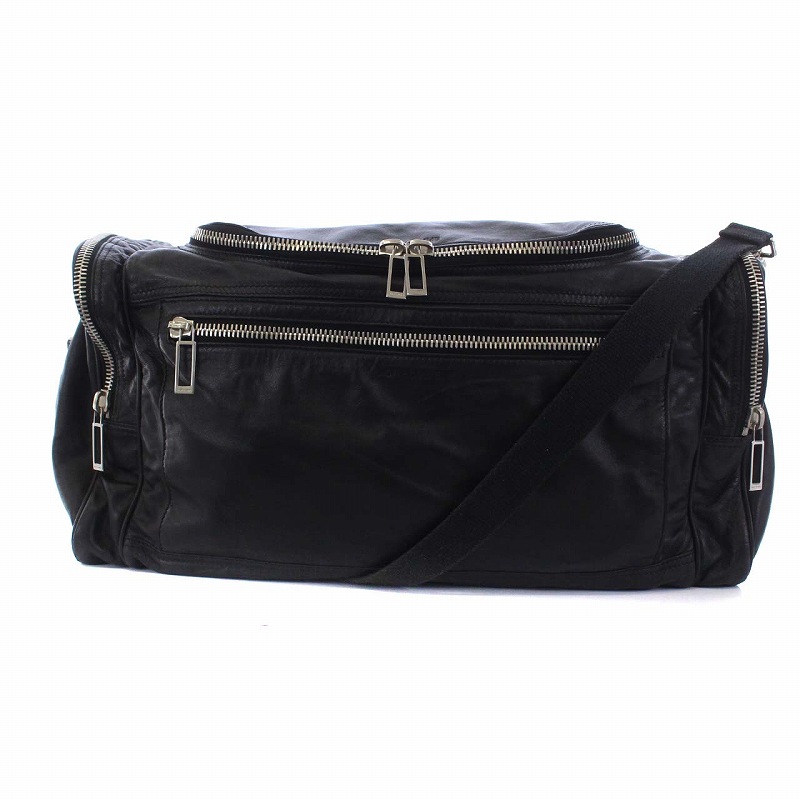 ディオールオム Dior HOMME レザー ボストンバッグ ショルダーバッグ  