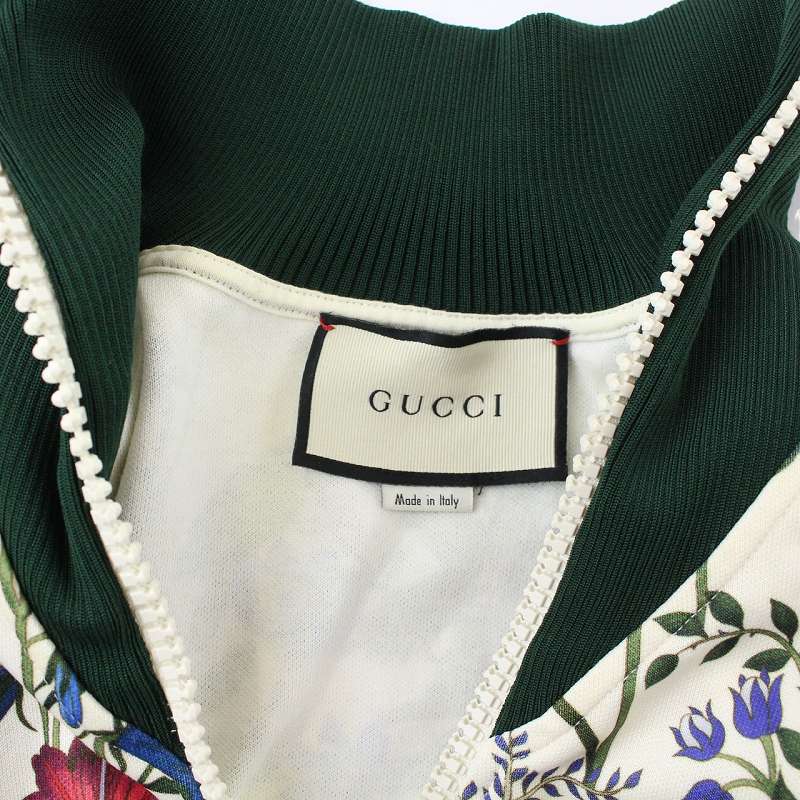グッチ GUCCI 17AW ニューフローラプリント エンブロイダリー フリル  