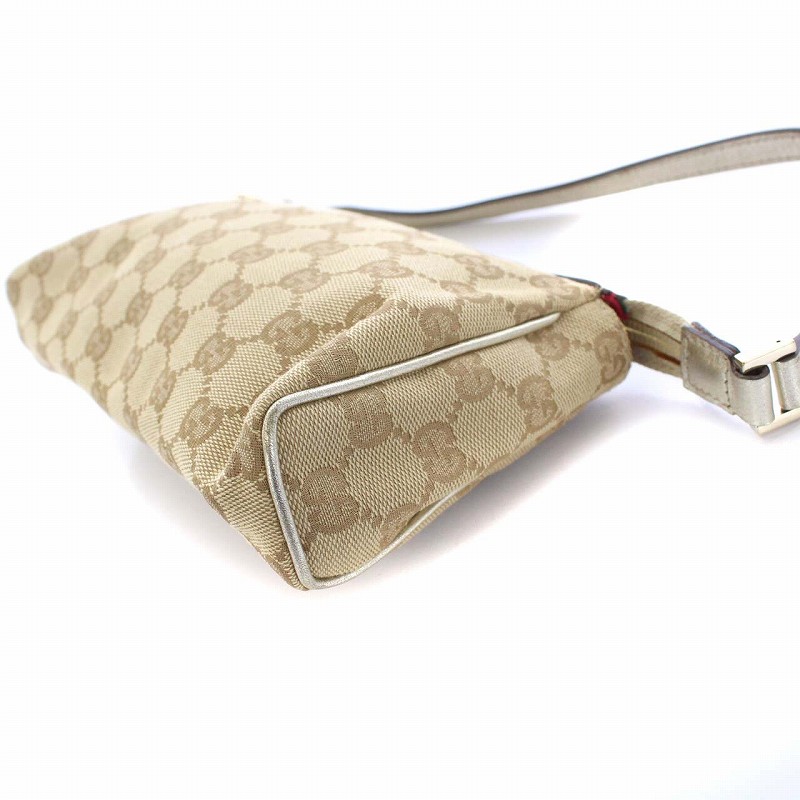 グッチ GUCCI GGキャンバス アクセサリーポーチ ハンドバッグ 裏地  