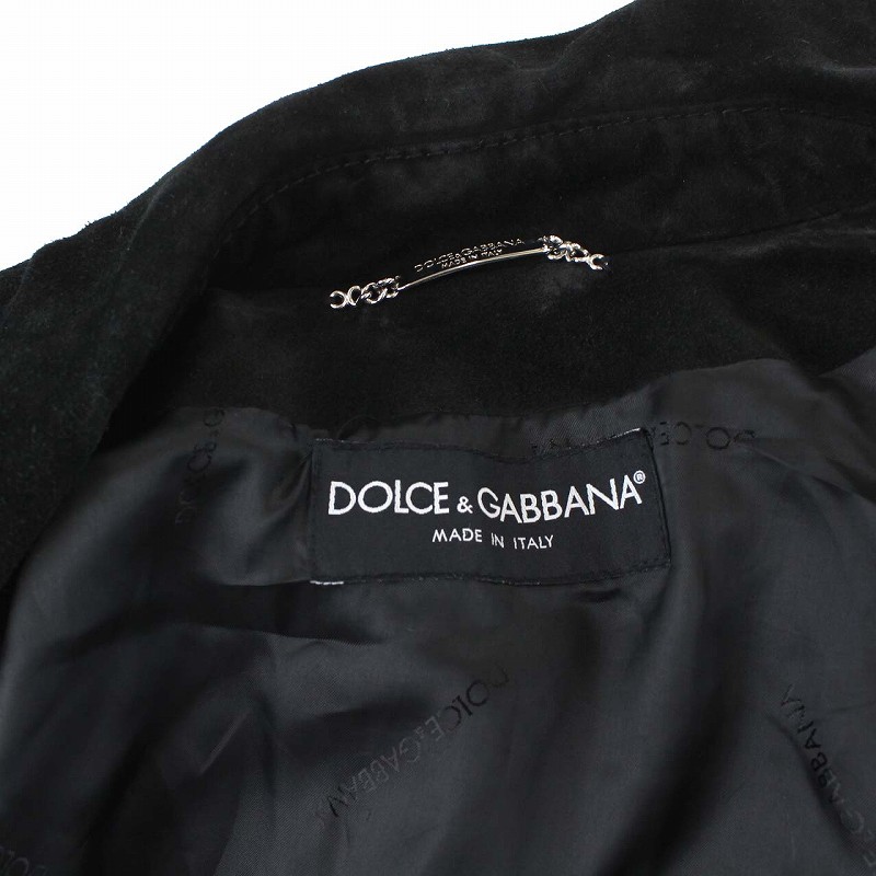 ドルチェ&ガッバーナ ドルガバ DOLCE&GABBANA ラムスキン スエード 