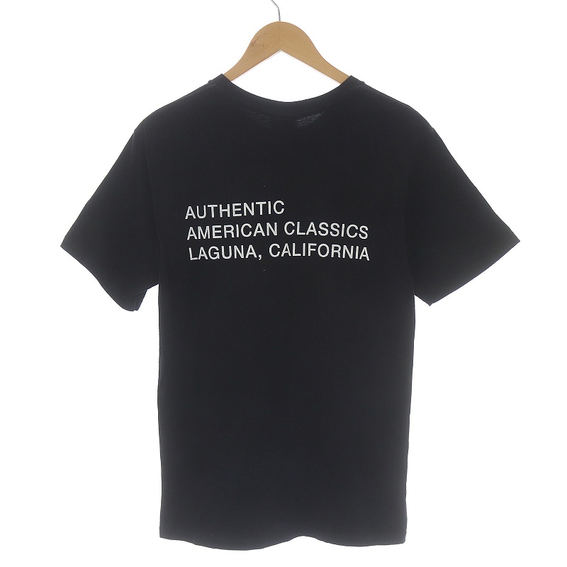 ステューシー STUSSY Tシャツ ロゴ 半袖 黒 ブラック S ☆AA☆