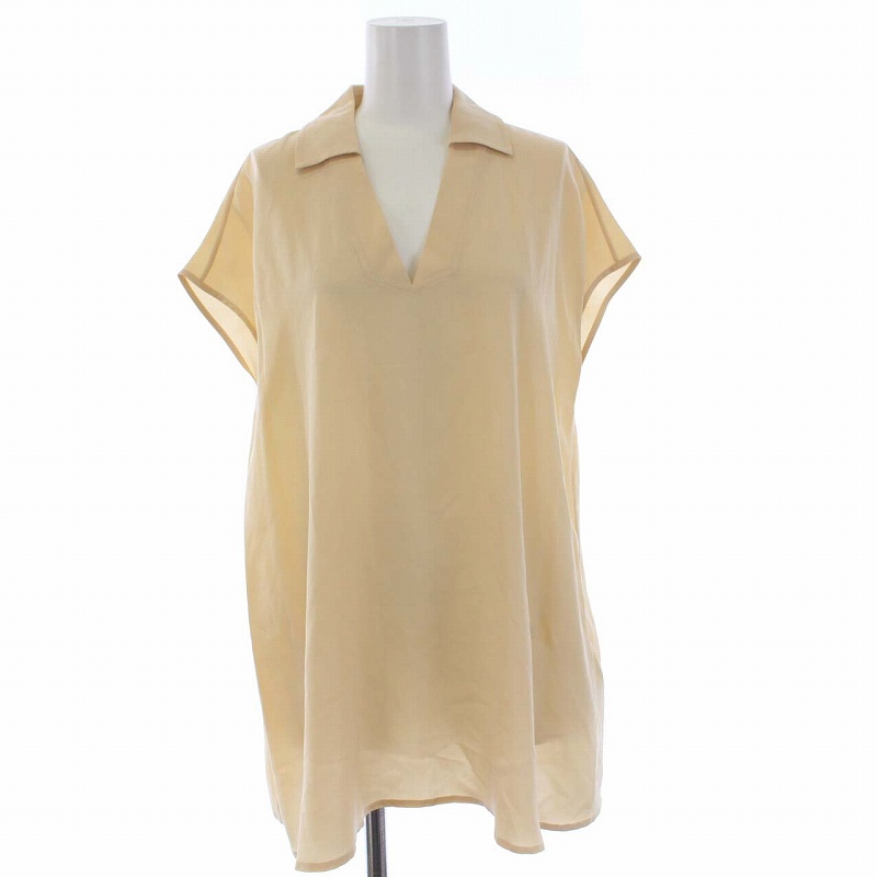 エルメス HERMES 21SS スキッパー プルオーバー ブラウス シャツ  