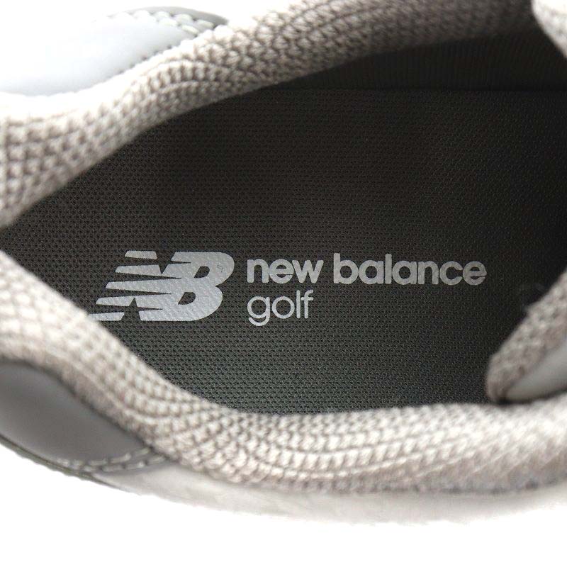 【美品】NEW BALANCE ニューバランス MG1000GY ゴルフシューズ グレー系 26 [240001203318]【中古】メンズ ニューバランス NEW BALANCE MG1000GY ゴルフシューズ スニーカー 26.5