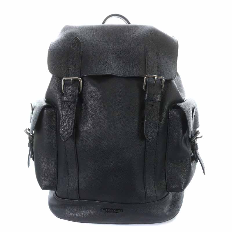 コーチ COACH ハドソン HUDSON リュックサック バックパック レザー 黒 