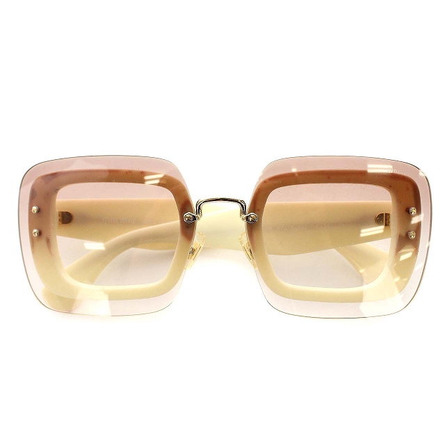 ミュウミュウ miumiu サングラス SMU02R 7S3-1L0 眼鏡 67□17/140 白 