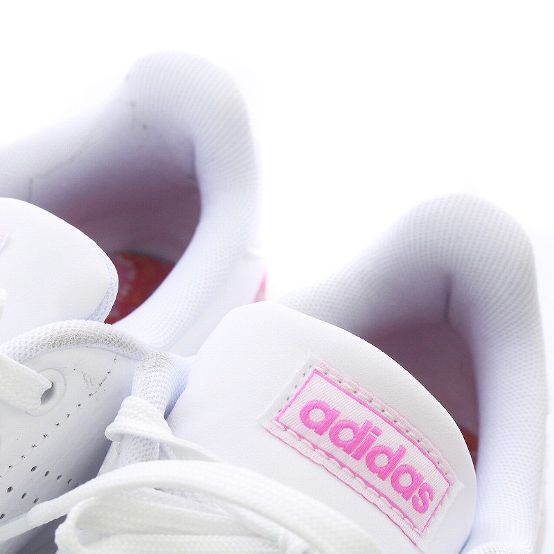 【新品】adidas　ミュール 　靴　ホワイトレッド ブルー　23.5センチ adidas アディダス スニーカー メンズ 靴 白 ホワイト 青 ブルー