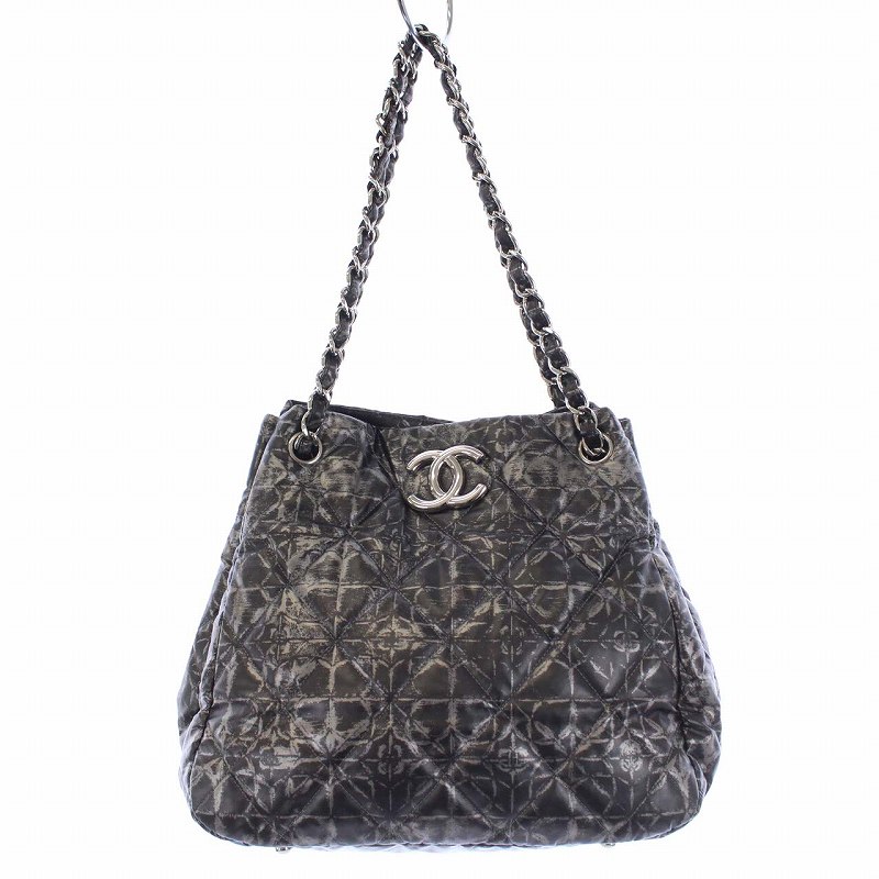 シャネル CHANEL マトラッセ チェーン ショルダーバッグ トートバッグ 