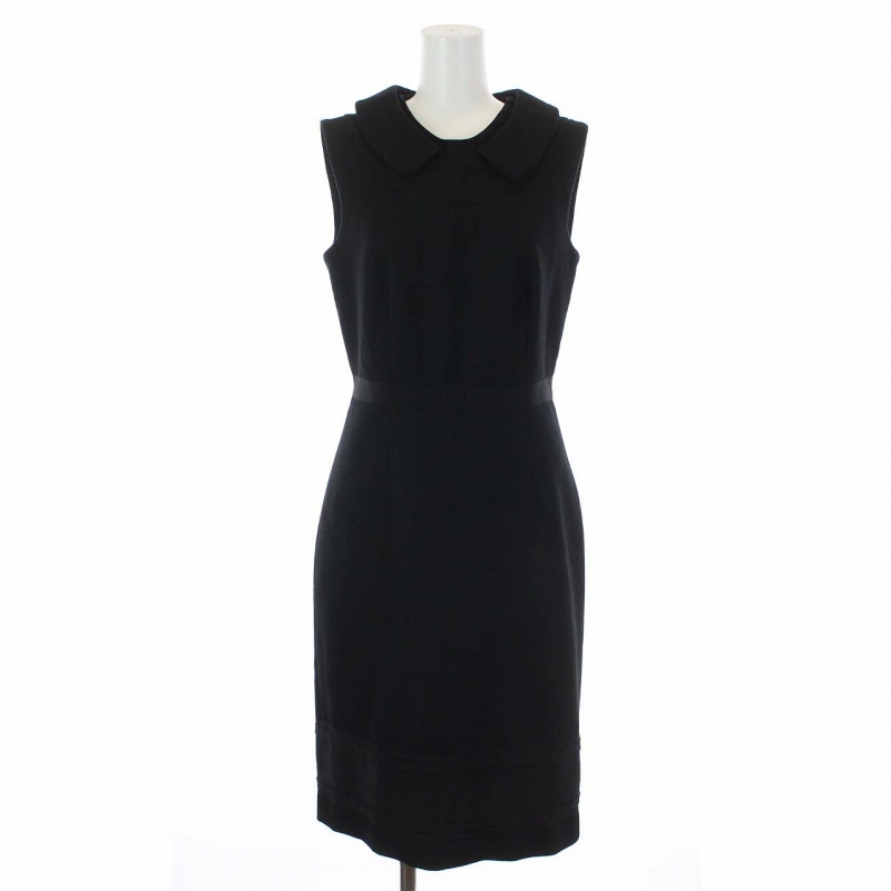 プラダ PRADA 2015年製 ワンピース ロング ラウンドカラー  