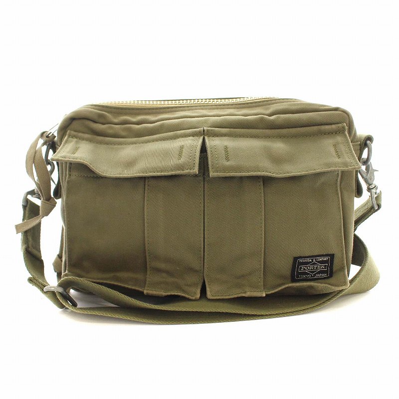 ポーター PORTER 吉田カバン LOVE&PEACE ショルダーバッグ キャンバス 