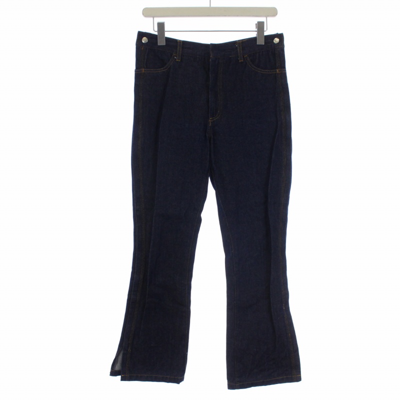トーガ プルラ TOGA PULLA 21SS デニムパンツ ジーンズ ジップスリット