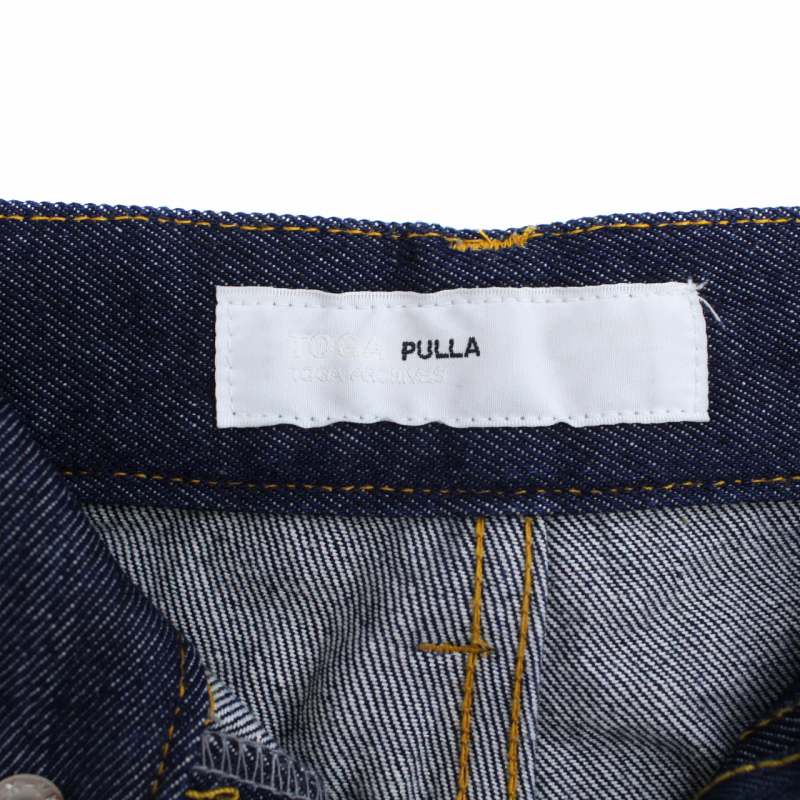 トーガ プルラ TOGA PULLA 21SS デニムパンツ ジーンズ ジップスリット