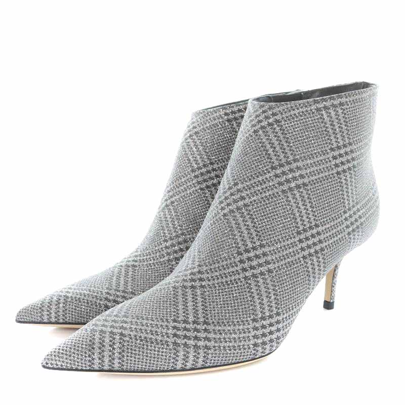 未使用品 ジミーチュウ JIMMY CHOO MARINDA 65 ショートブーツ ポイン