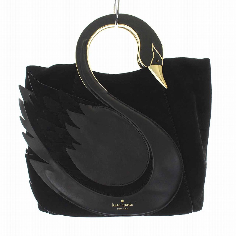 ケイトスペード KATE SPADE トートバッグ スワン 白鳥 ハンドバッグ  