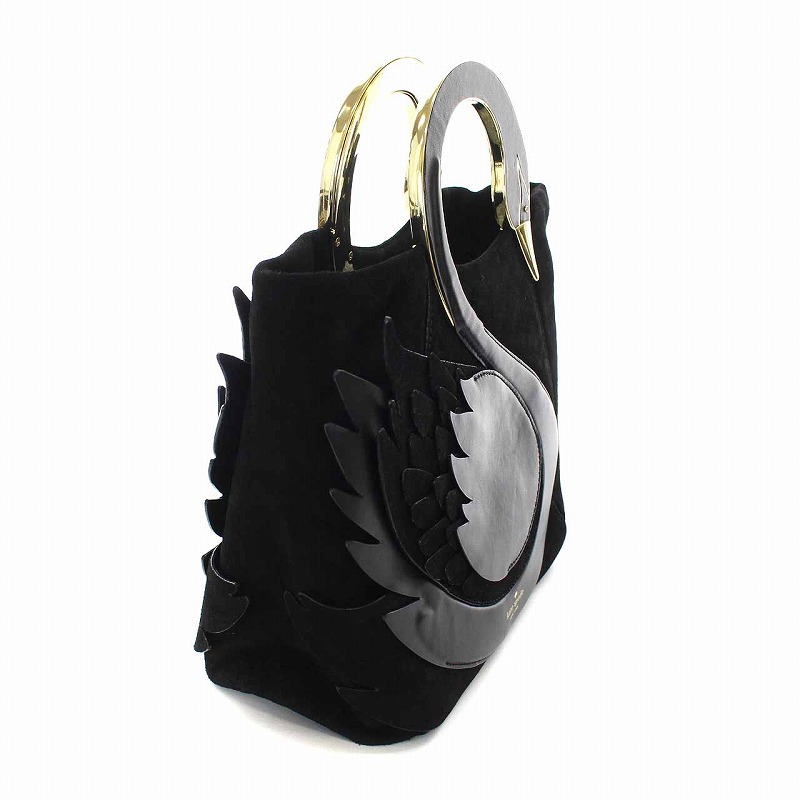 ケイトスペード KATE SPADE トートバッグ スワン 白鳥 ハンドバッグ  