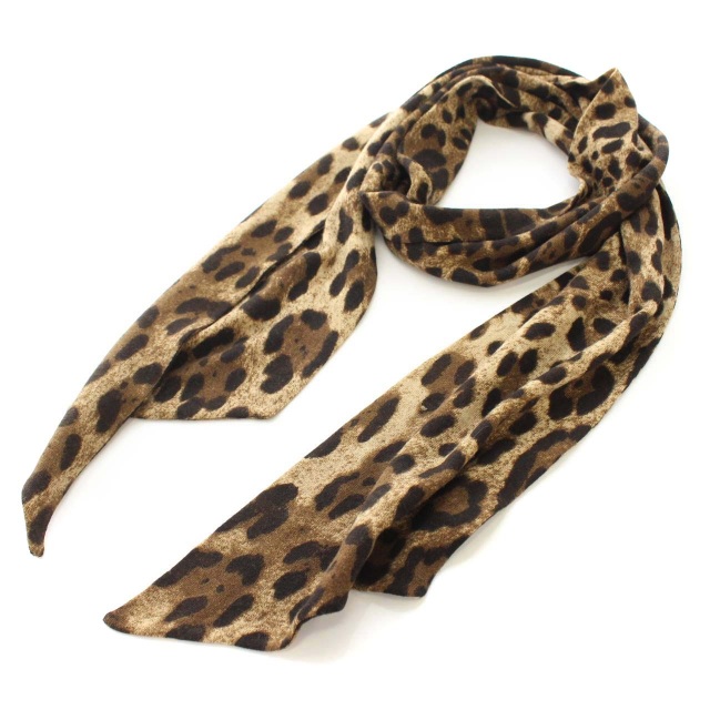 DOLCE&GABBANA ブルゾン（その他） 150 茶x黒(豹柄) しんどい 【古着  