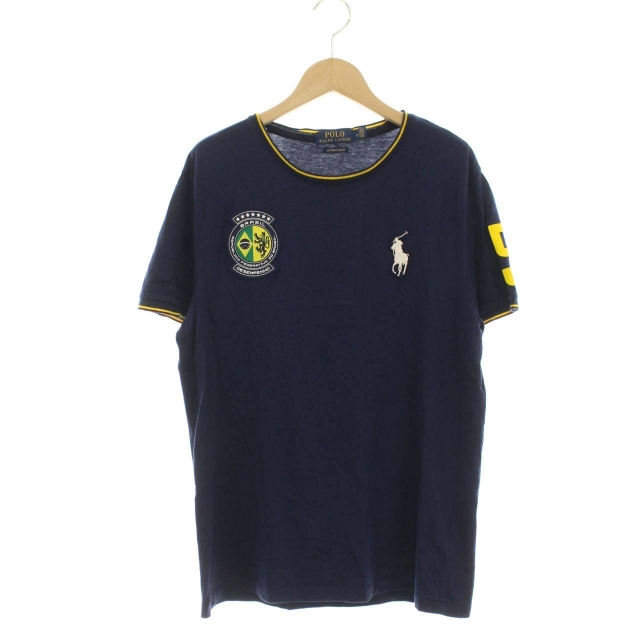 Polo Ralph Lauren ネイビー刺繍ワッペン Tシャツ