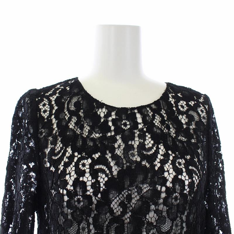 ドルチェ&ガッバーナ ドルガバ DOLCE&GABBANA レース チェック 切替 七  