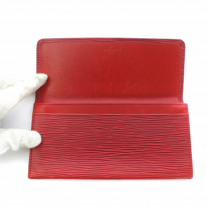 ルイヴィトン LOUIS VUITTON マルティエ MALLETIER エピ 長財布 札入れ  