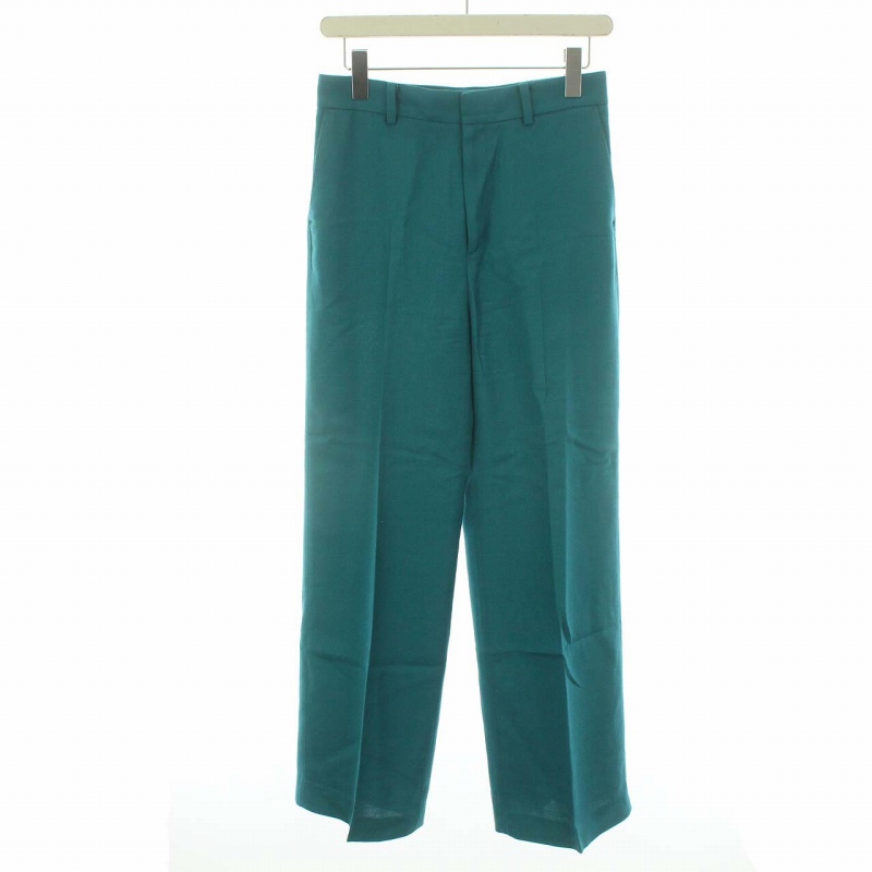 ドゥーズィエムクラス DEUXIEME CLASSE エブリデイアイライク EVERYDAY I LIKE 22SS ストレート STRAIGHT ワイドパンツ ジップフライ 36 S サックスブルー /YT レディース