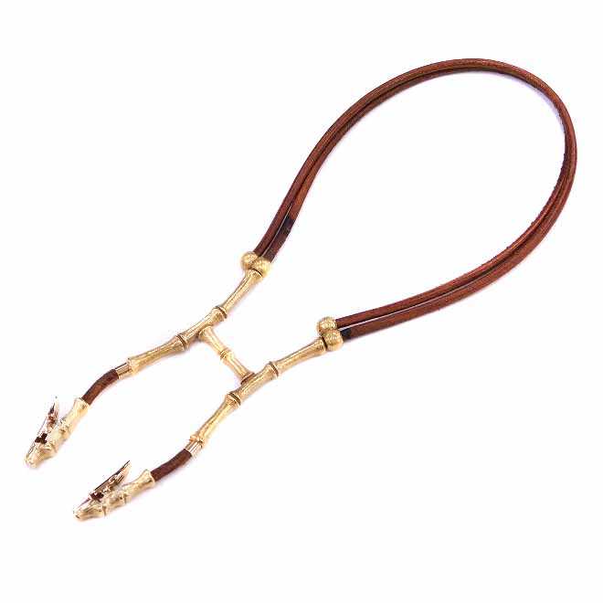 エルメス HERMES バンブー ホルターネックレス BAMBOU halter necklace 