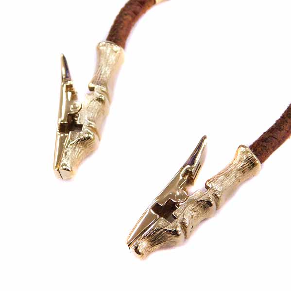 エルメス HERMES バンブー ホルターネックレス BAMBOU halter necklace 