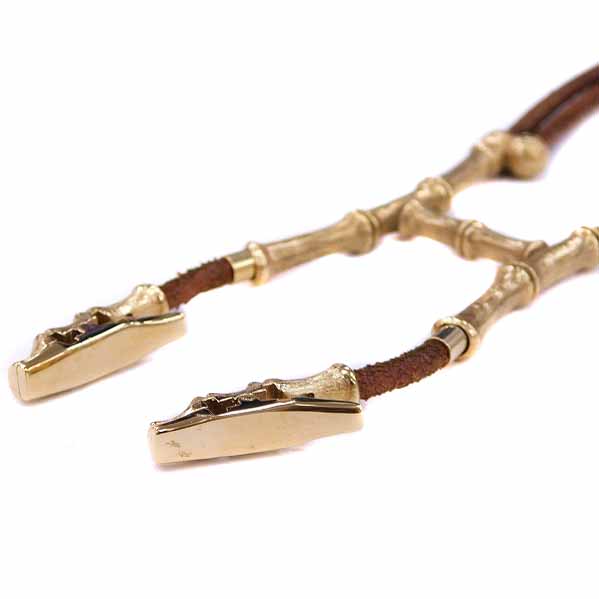 エルメス HERMES バンブー ホルターネックレス BAMBOU halter necklace 