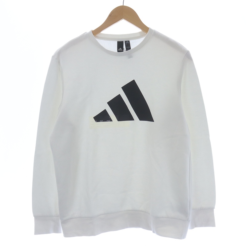 アディダス Adidas M Ub Gfx Swt スウェット トレーナー クルーネック プルオーバー 長袖 ロゴ プリント L 白 ホワイト 黒 ブラック Gf4003 Si30 レディース 081 ベクトルパーク