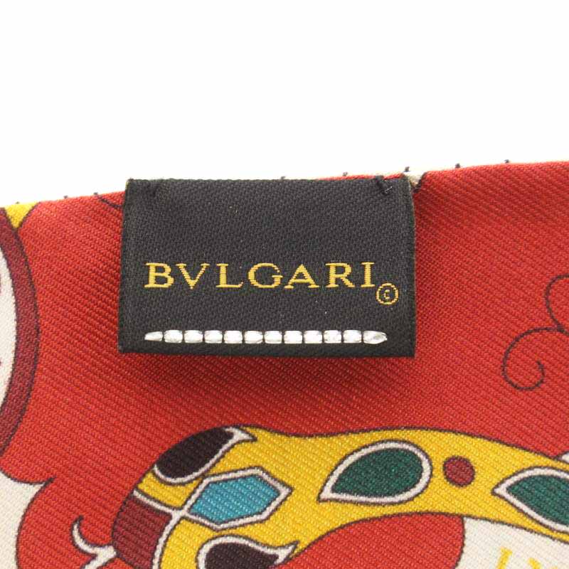 ブルガリ スカーフ ⭐️ 美品｜ブルガリ スカーフ 未使用保管品 BVLGARI スカーフ　未使用