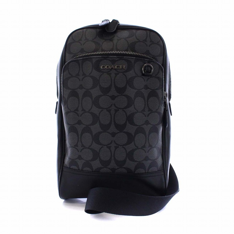 コーチ COACH グラハムパック シグネチャー ボディーバッグ ショルダー 