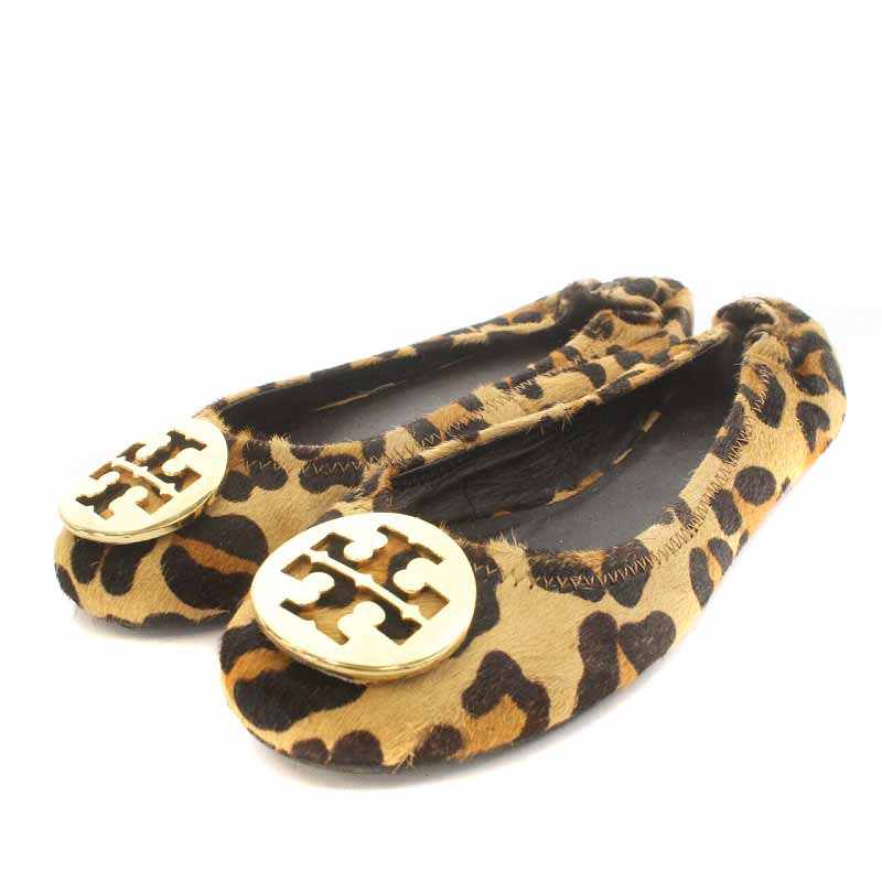 トリーバーチ TORY BURCH フラットシューズ バレエシューズ レオパード 