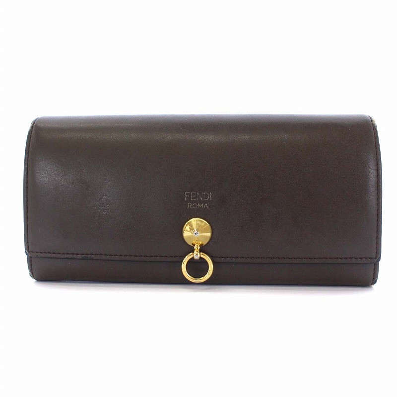 フェンディ FENDI バイザウェイ コンチネンタル ウォレット 長財布 二 