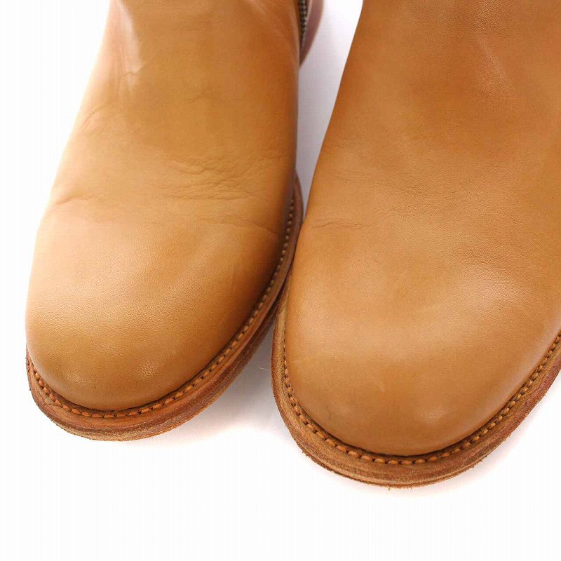 ナンバーナイン NUMBER (N)INE ZIP UP PLAIN BOOTS 復刻 ショート