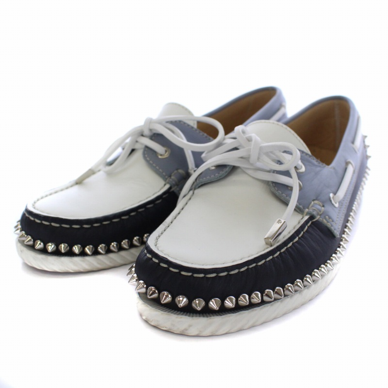 クリスチャンルブタン Christian louboutin デッキシューズ スリッポン 