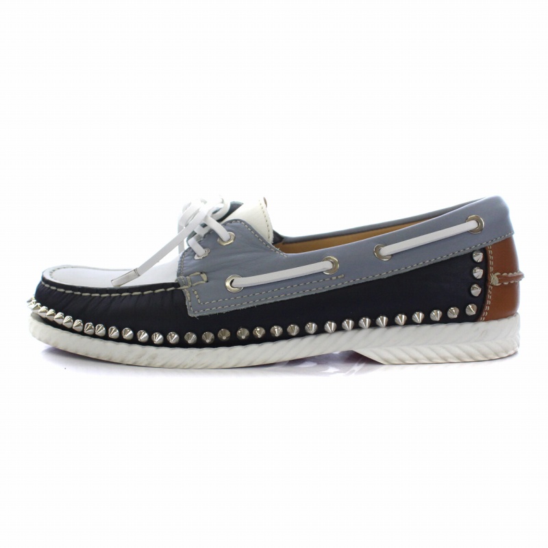 クリスチャンルブタン Christian louboutin デッキシューズ スリッポン 
