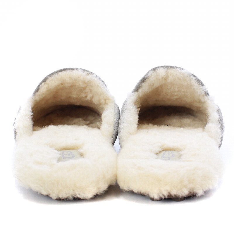 UGG ベージュ ルームシューズ スリッパ サンダル 24cm#38 アグ