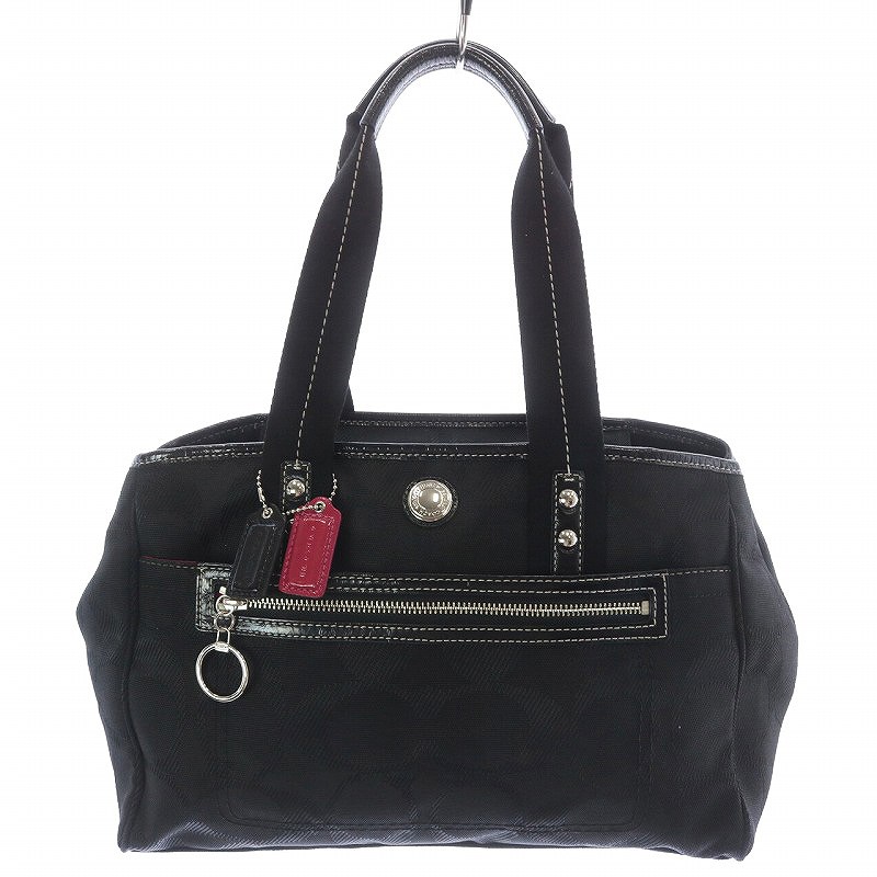 1円 □美品□ COACH コーチ F44610 シグネチャー キャンバス×レザー