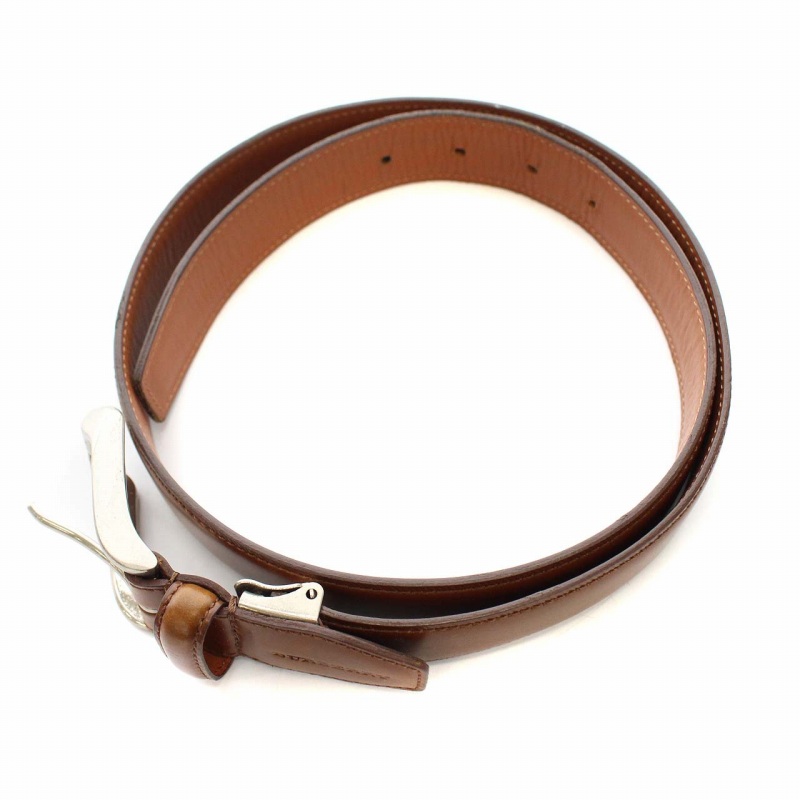 BURBERRY（バーバリー） ベルト メンズ ブランド レザー ブラウン