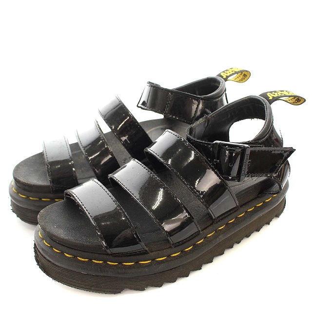 ドクターマーチン DR.MARTENS サンダル BLAIRE エナメル ストラップ 