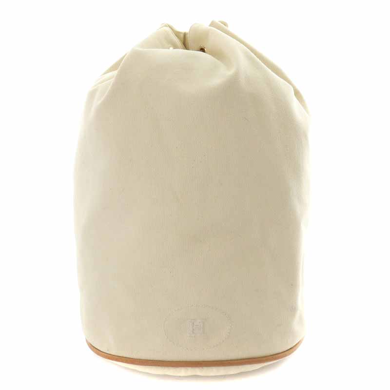 エルメス HERMES ポロションミミル GM ショルダーバッグ キャンバス  